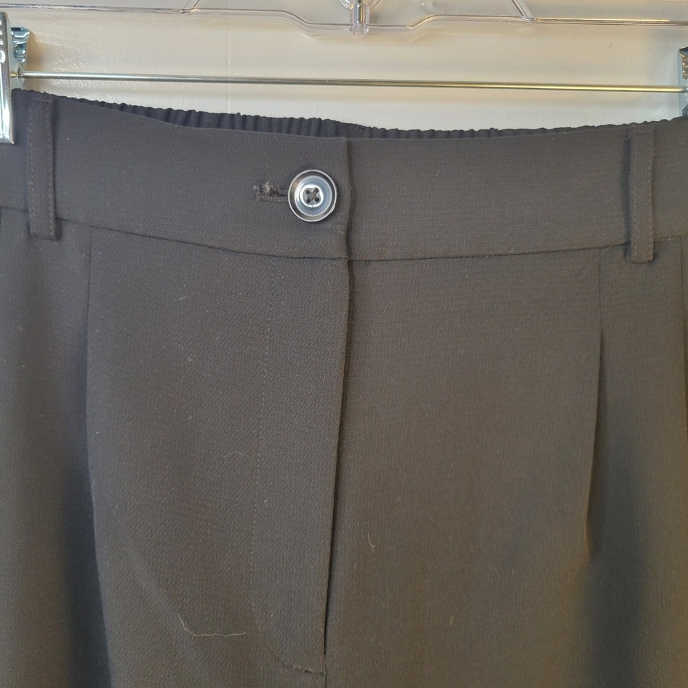 LOFT Versa Wide Leg Pants Womens 12 Black Pleated High Rise Trousers 750830 - Picture 14 of 14